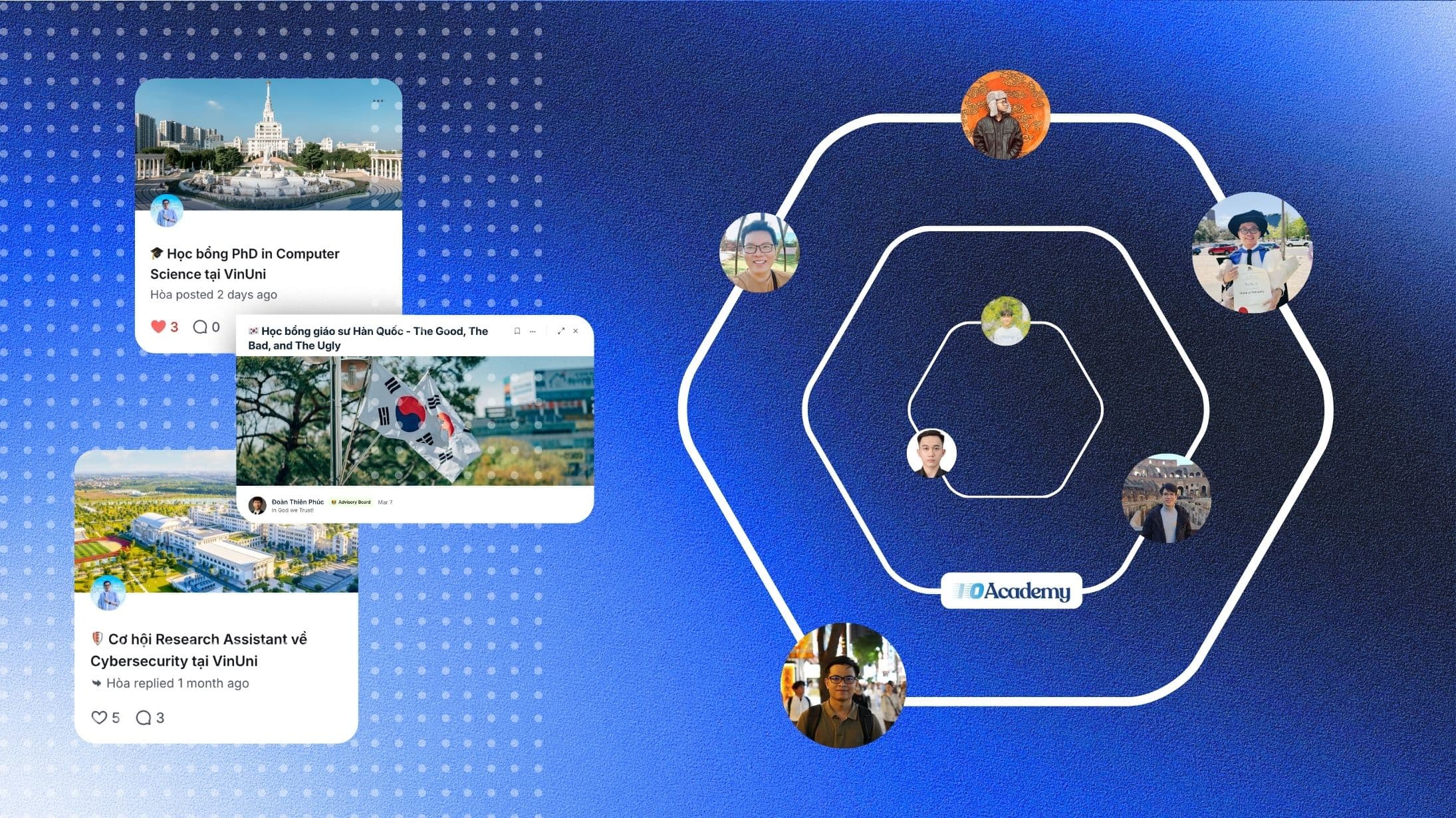 Share, Discuss, Join Events, and more